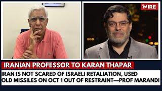 Iran is Not Scared of Israeli Retaliation, Used Old Missiles on Oct 1 Out of Restraint—Prof Marandi