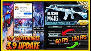 M416 GLACIER BACK l NEW 3.9 UPDATE TOP 100 FEATURES l 3.9 UPDATE RELEASE DATE