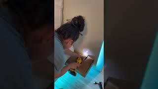 DIY Adding a furniture recessed power strip with USB ports and outlets to the headboard! Only $17