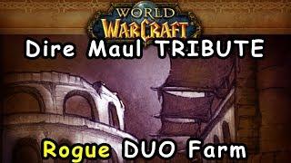 Dire Maul Tribute: Duo Rogue Farm - Classic WoW