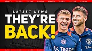 Rasmus RETURNS! Ten Hag DEFENDS Antony! Man Utd News