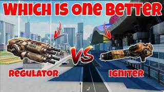 WR New Weapon Regulator VS Igniter Weapon Comparison |WAR ROBOTS|