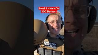 Level 3 Denmark Ballistic Helmet VS .300 Blackout: WHO WINS? *test* #gun #civtac #edc