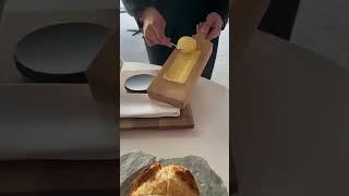 this sweet cream butter  with sourdough bread || #amazing  tasy food like tv ads || #food #foodie