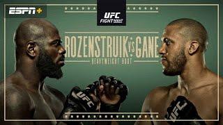 UFC VEGAS 20 LIVE ROZENSTRUIK VS GANE LIVESTREAM & FULL FIGHT NIGHT COMPANION