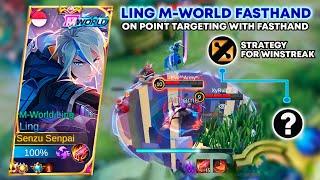 LING FASTHAND Aggressive + On Point Targeting | Best Rotation Ling Gameplay Mobile Legends