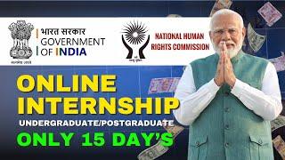 Best Online Government Internship with FREE Certificate  Work From Home 