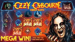 Ozzy Osbourne Slot™ by NetEnt / Bonus Mode Gameplay / Mega Win