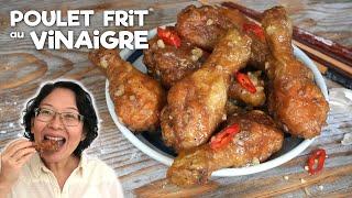 Vinegar Fried Chicken Drumsticks | Tender and Juicy Flesh | Deliciously Tangy Crust