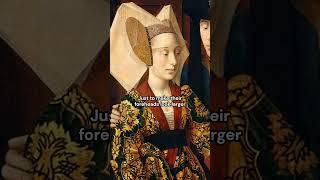 Big Foreheads: A Medieval Beauty Standard #history #paintings
