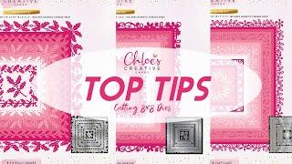 Chloes Creative Cards Top Tips - Cutting 8x8 Dies