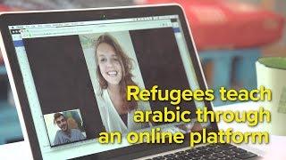 Refugees Teach Arabic Through an Online Platform