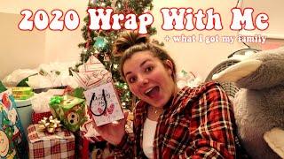 2020 WRAP WITH ME + what I got my family | ava sander