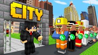 Minecraft but I Open a City!