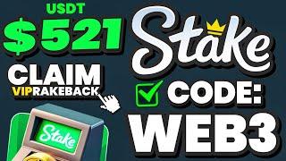 Stake Promo Code: WEB3 - Get VIP Bonus by Using Stake code "WEB3" in Registration or Welcome Offer