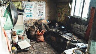 Man renovates grandfather's run-down room into luxury kitchen