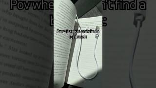 When you can’t find a book mark: #booktok #books #funny #bookworm