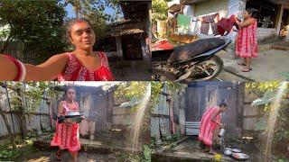 Indian housewife morning and night cleaning vlog  village life cleaning vlog  cleaning vlog new 