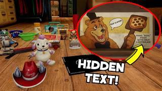 All 25 FNAF: SOTM Collectables Up Close (Hidden Text & Details)