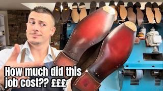 Carmina Tassel Loafer Full Shoe Restoration - Plus Customer Reaction!