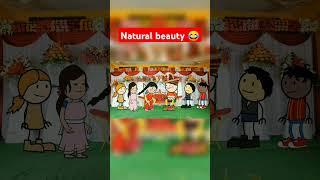Natural beauty  || #trending #funny #comedyshorts #viralvideo #comedy #tcdesicadtoon