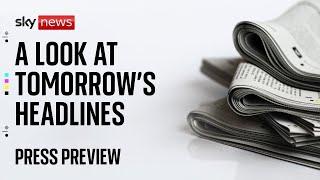  Sky News Press Preview | Thursday 28 November