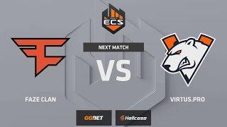 [RU] FaZe vs Virtus.pro | Map 2 – Overpass | ECS Season 7 Europe