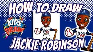 How to Draw Jackie Robinson for Kids