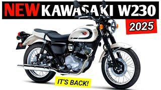 New 2025 Kawasaki W230 officially revealed! A Timeless Blend of Retro Charm and Modern Performance