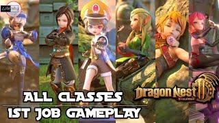 Gameplay All Classes Dragon Nest 2 Evolution [All 1st Job Gameplay] - (Android Mobile)