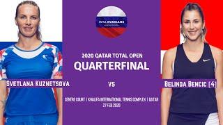 2020 Qatar Total Open — Svetlana Kuznetsova vs Belinda Bencic