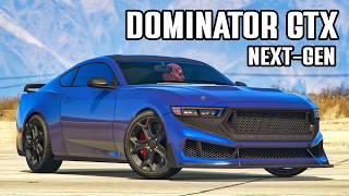 Next-Gen Vapid Dominator GTX (Ford Mustang Dark Horse) - GTA 5 Online DLC Vehicle Customization