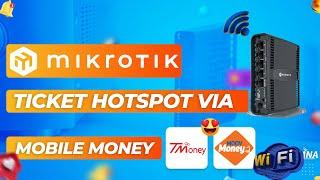 Payer un ticket hotspot via mobile money - Mikrotik