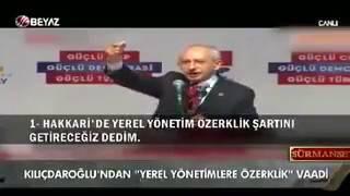 Kılıçdaroğlu yerel yönetimlere özerklik açıklaması