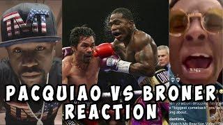 Celebs & Fans Reaction to Manny Pacquiao vs Adrien Broner