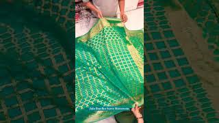 Sawan Special Banarasi Handloom silk #saree #banarasisilk #shorts