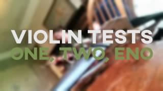 Quick Clip: Testing violins in Lancaster