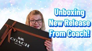 Unboxing Fabulous New Release Coach Curve Zip Bag In Hot Color!