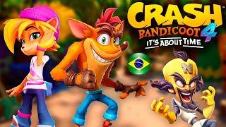 O JOGO MAIS AGUARDADO DO CRASH FINALMENTE LANÇOU  | Crash Bandicoot 4: It's About Time (PT-BR)