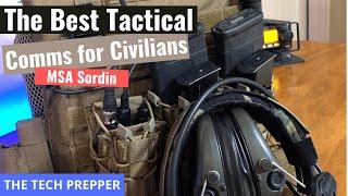 The Best Tactical Comms for Civilians - MSA Sordin + Disco32 PTT + VX-6R