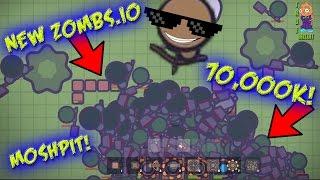 ZOMBS.IO - WORLD RECORD ATTEMPT [1 VIKING VS 1,000,000 ZOMBIES!] FUNNY MOMENTS