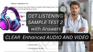 OET Listening sample 2 test with answers (Nursing)