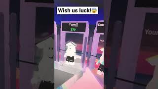 Playing the spinner in Roblox! (My bestie almost died but I wasted all my money for her to live )