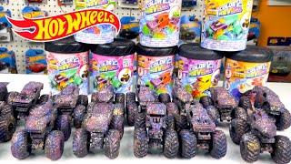 HOT WHEEL MONSTER TRUCK  Color Reveal Color Shifters Custom GALAXY:??