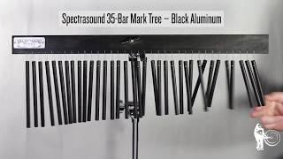 Spectrasound 35-Bar Mark Tree | Black Aluminum