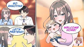 [RomCom] To escape our parents' 'get married' attacks we... [Manga Dub]