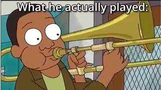 Trombones Are Never Animated Correctly ft. Rick and Morty