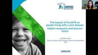 Webinar: EURORDIS Covid-19 survey – Full results and recommendations