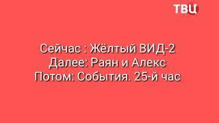 Программа передач и начало мультсериала "Жёлтый ВиД-2" (ТВ Центр, 30.10.2019)