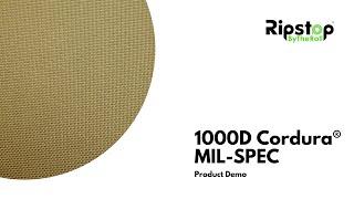 1000D Cordura MIL-SPEC - Fabric Demo Video